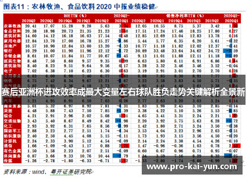 赛后亚洲杯进攻效率成最大变量左右球队胜负走势关键解析全景新
